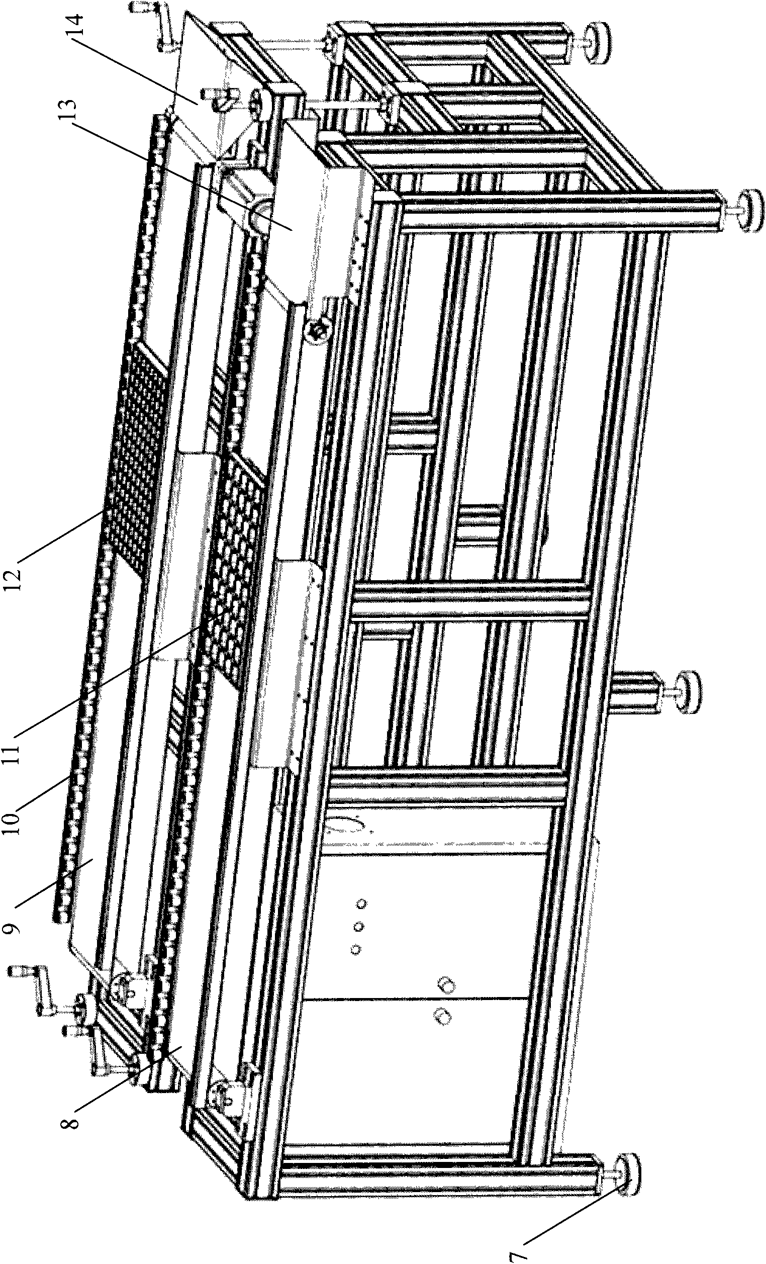 Automated potted-seedling transplanting machine for greenhouse