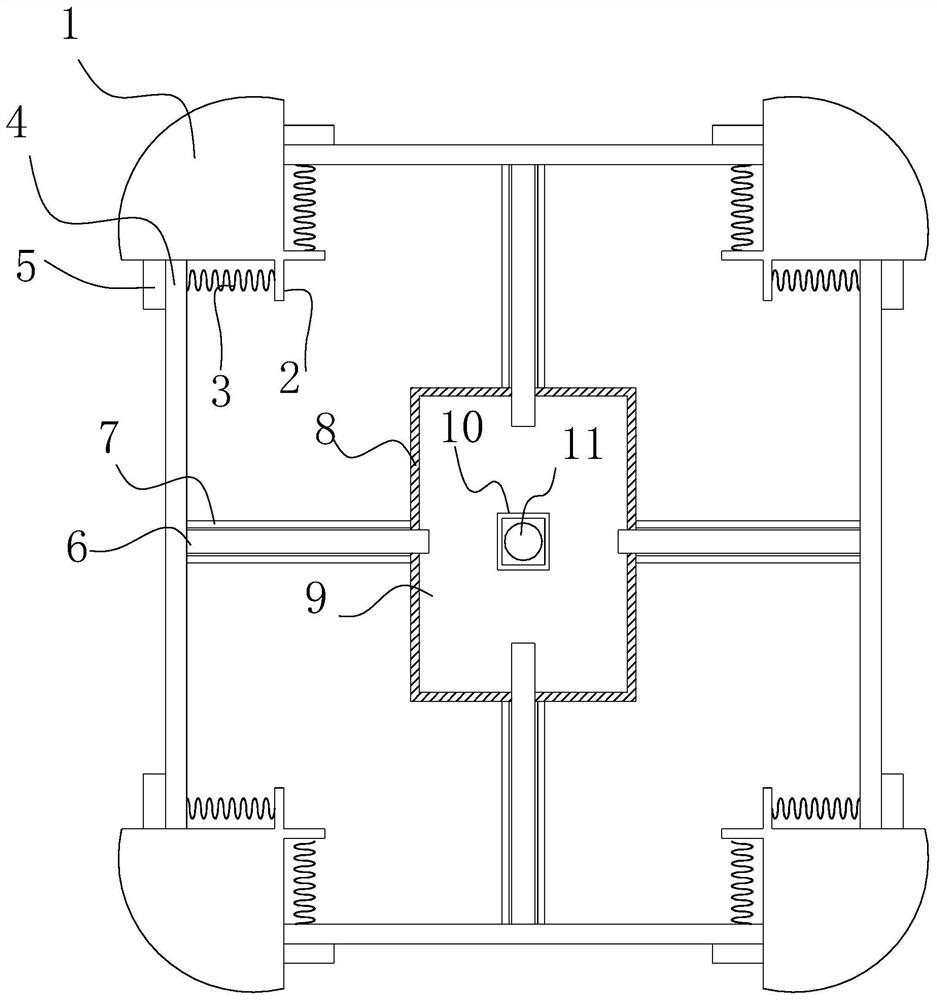 A safety protection device for a power distribution cabinet