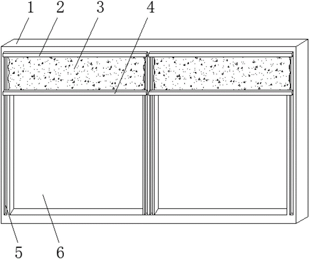 Double-layer sunshade glass door and window