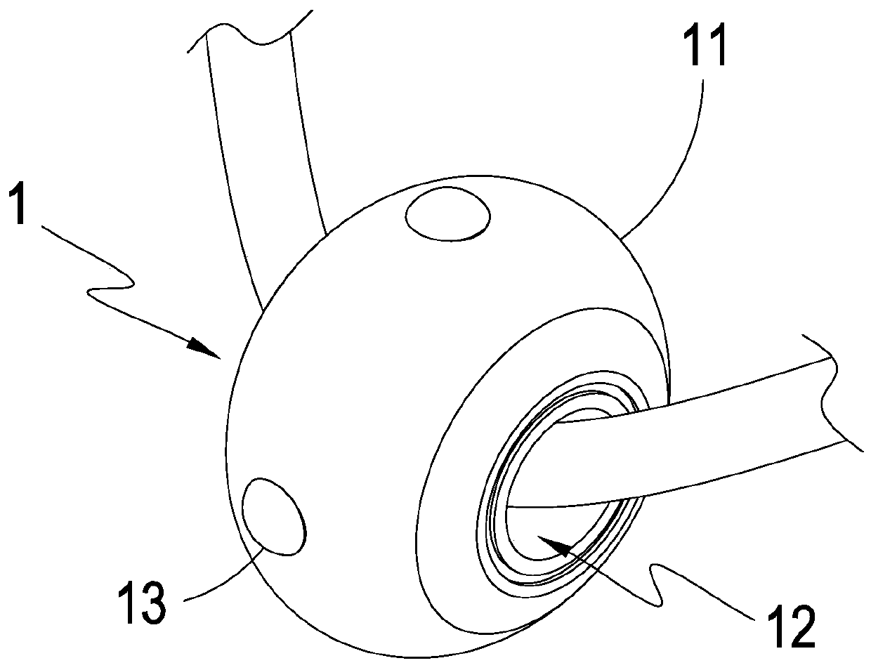 Energy ornament structure with free matching and process thereof