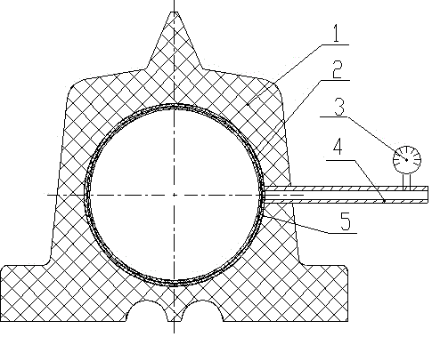 Real-time rubber waterstop monitoring method for immersed tunnel and rubber waterstop