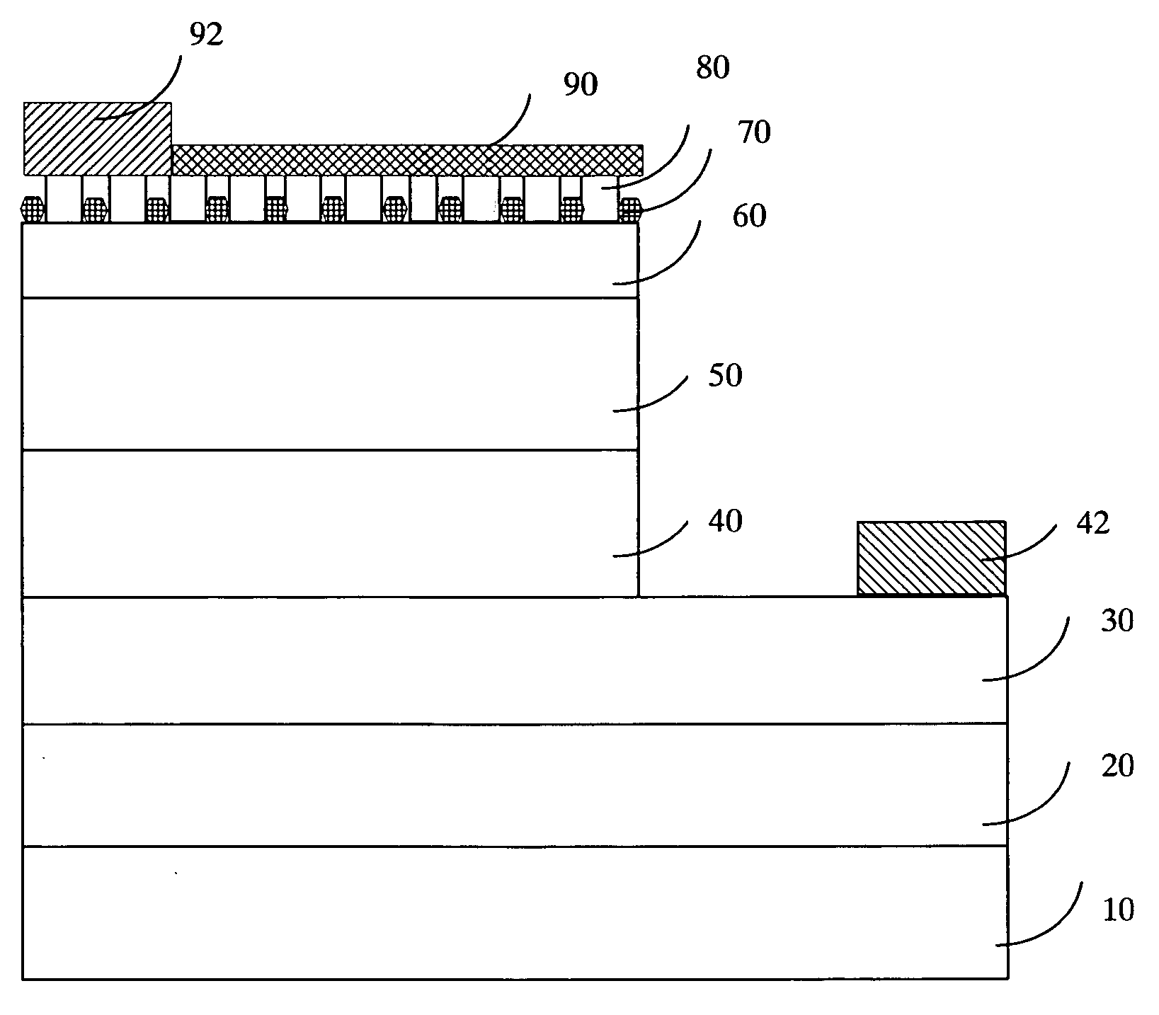 High-brightness gallium-nitride based light emitting diode structure