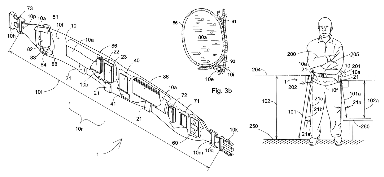 Hip protector system and method for hip fracture prevention