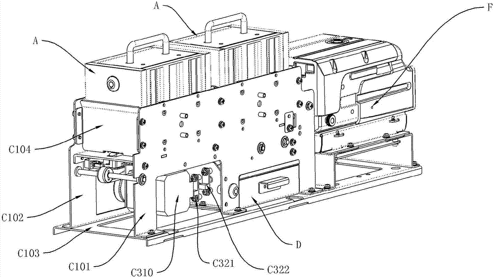 Dual-box card issuing machine