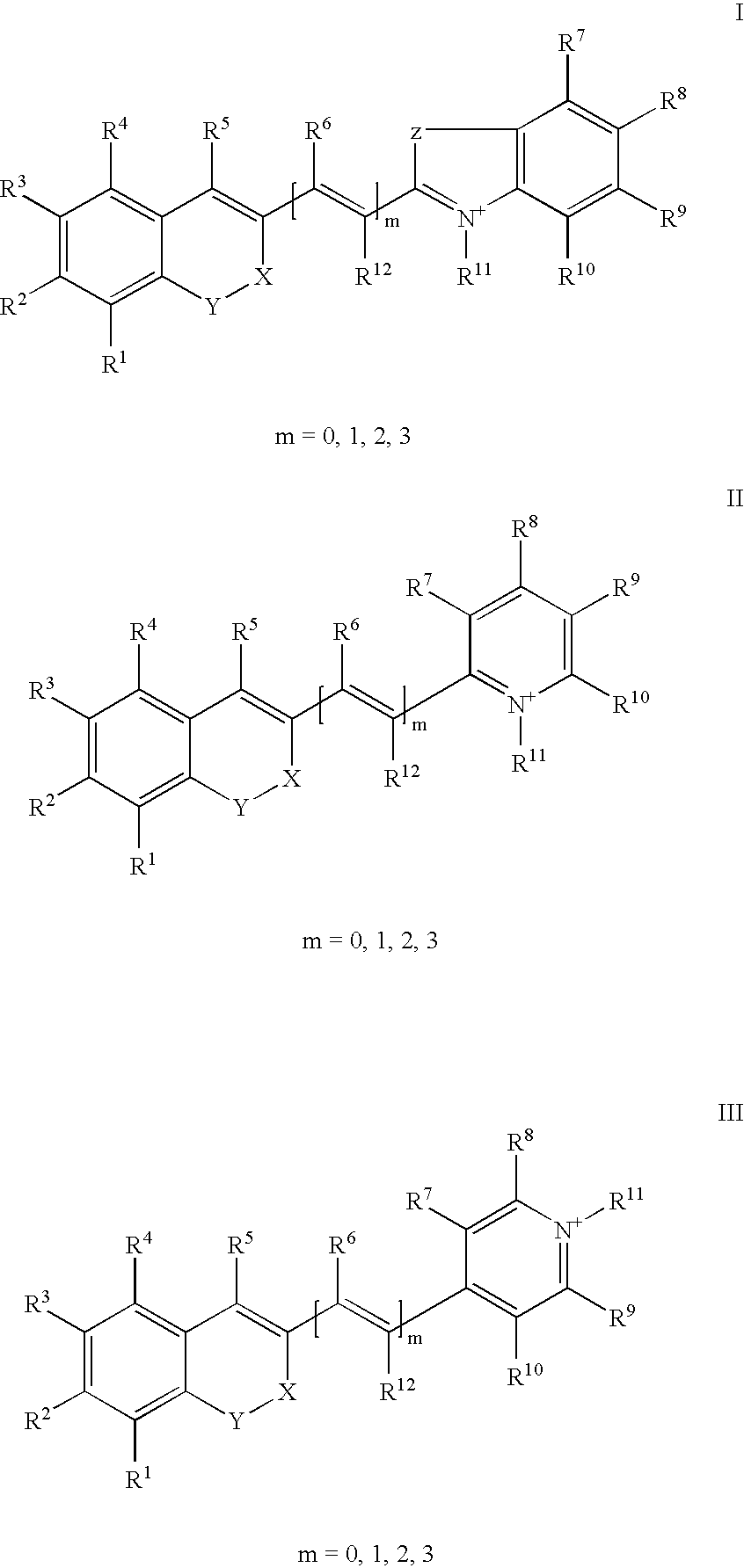 Compound, especially marker-dye on the basis of polymethines