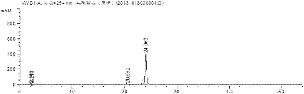 Novel crystal form of cefotiam hydrochloride and preparation method