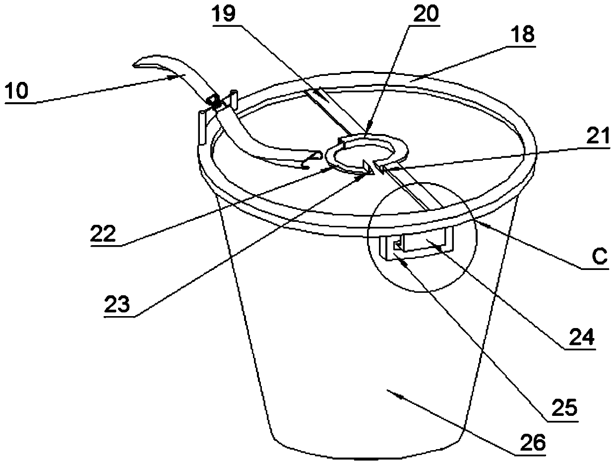 Nursery stock single-branch layerage-propagation cultivation pot