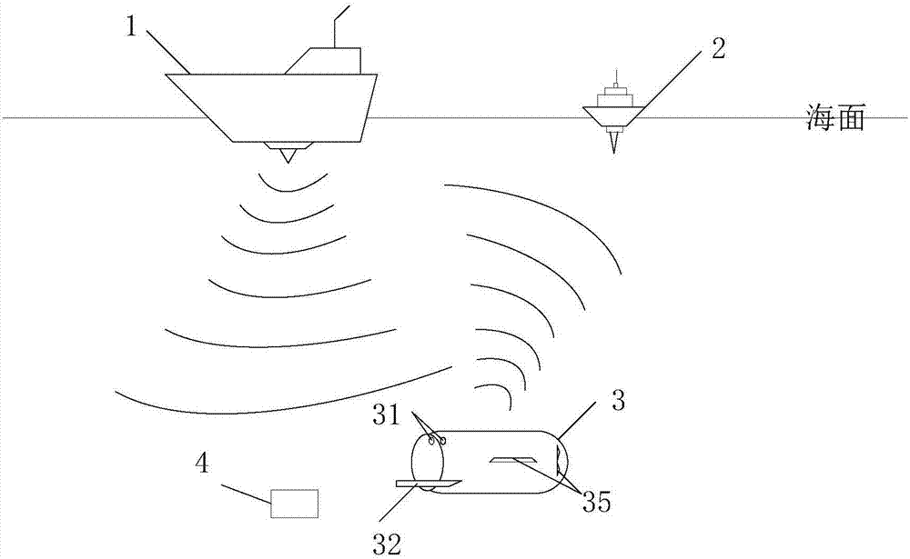 Target positioning and identifying method and system for underwater robot