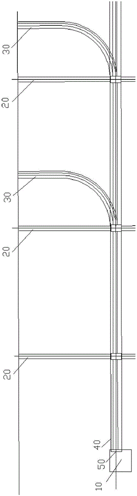 Method for coal bed gas exploitation of full working face through down-hole system