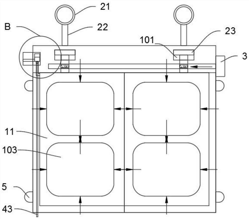 Lightweight container applied to logistics distribution unmanned aerial vehicle