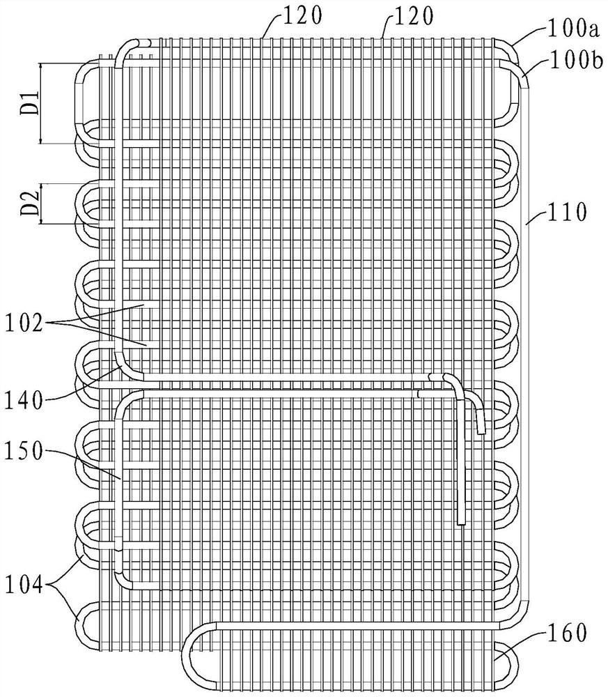 Condenser, waterway assembly and drinking equipment