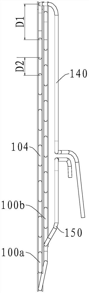 Condenser, waterway assembly and drinking equipment