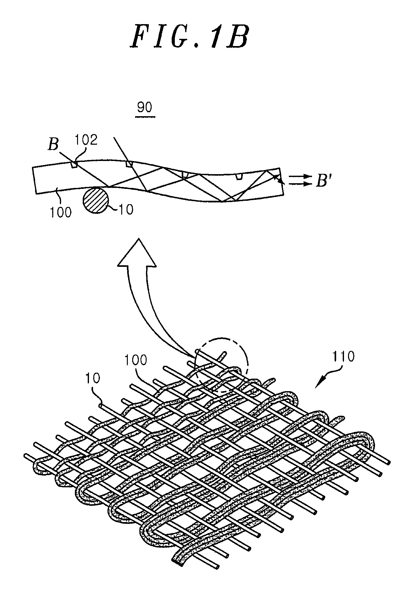 Textile-structure optical communication interface device and system