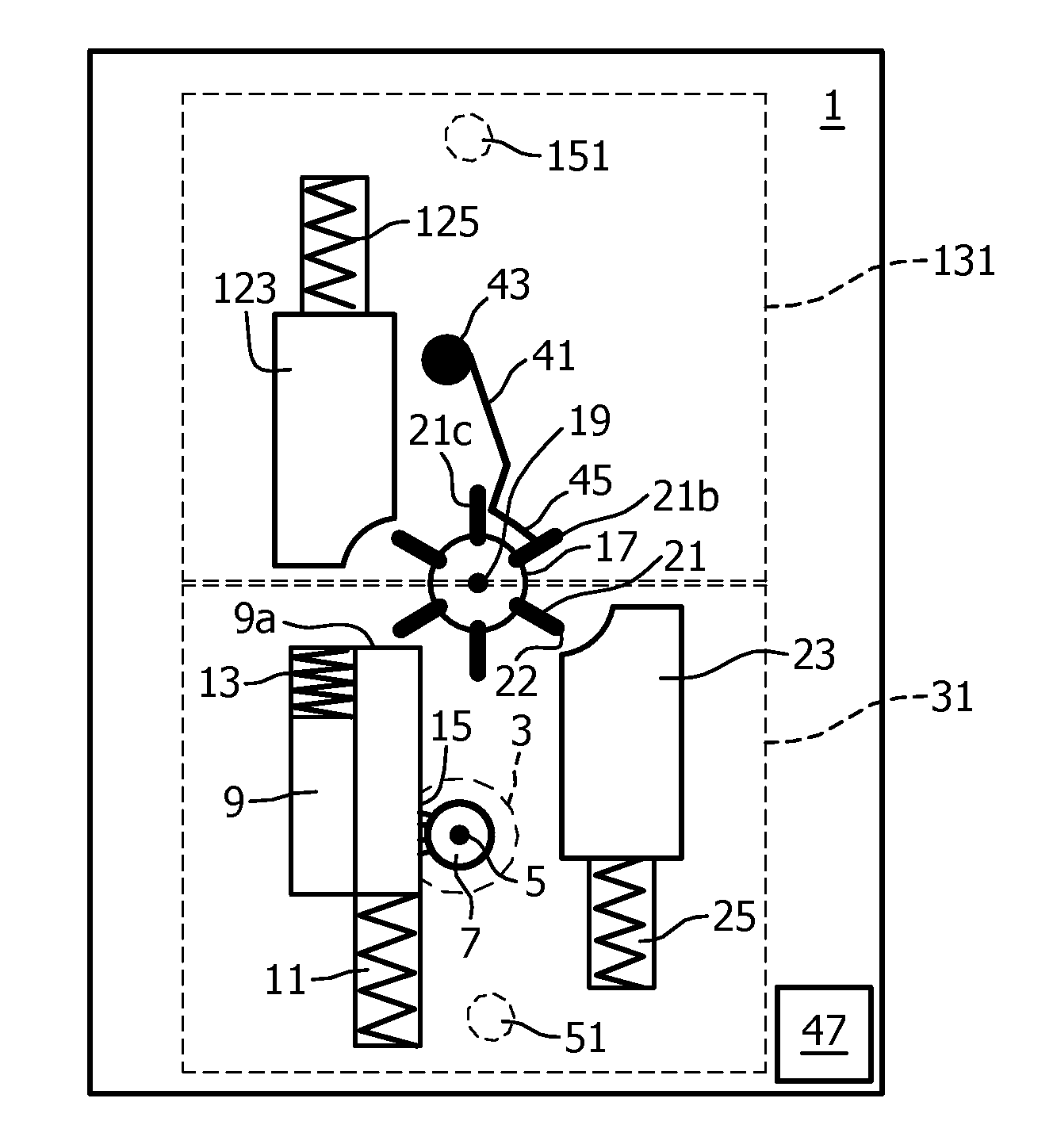 Electro-mechanical energy harvesting switch