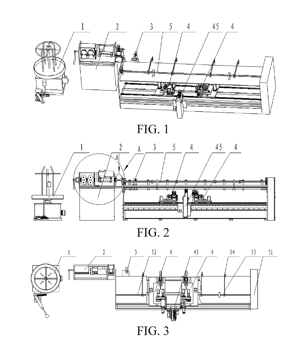 Bending and molding production line