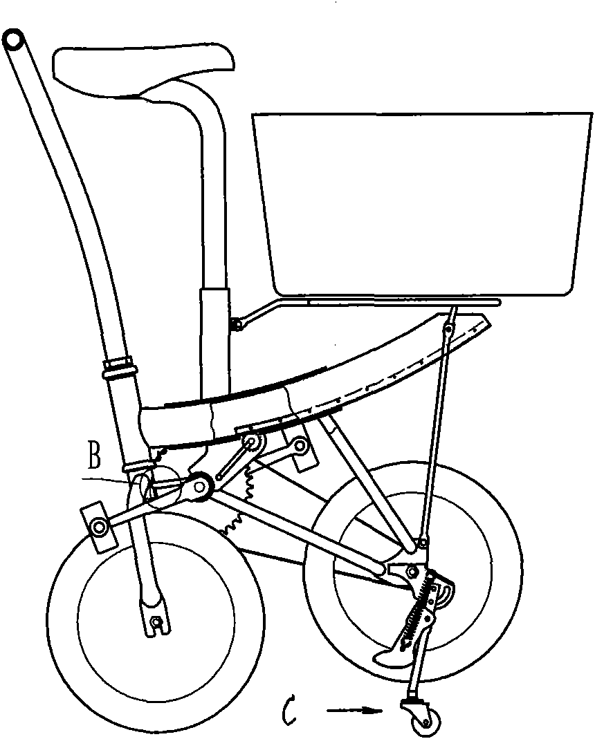 Circular shopping buddy bicycle