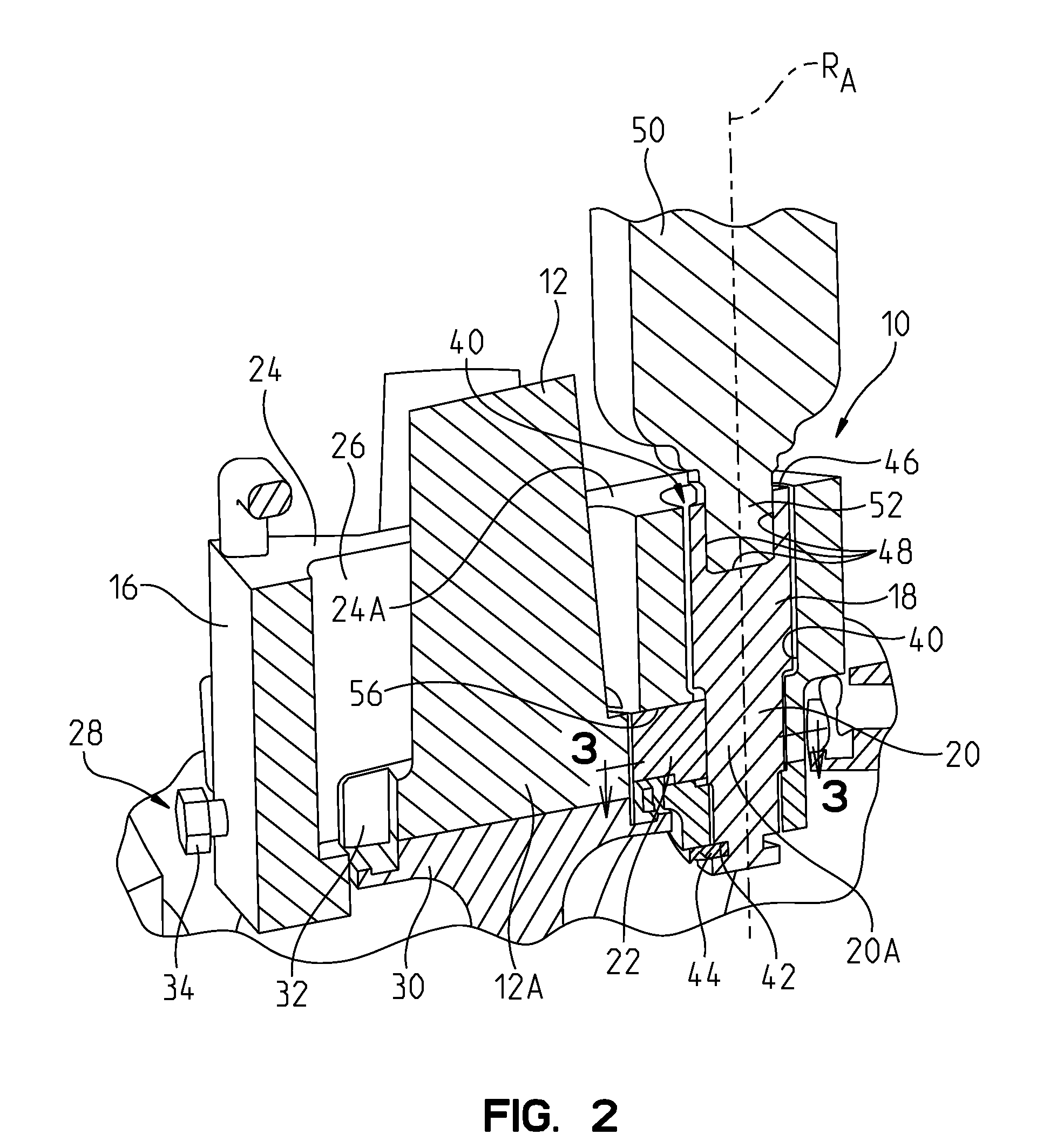 Removal of stuck blade in a turbine engine