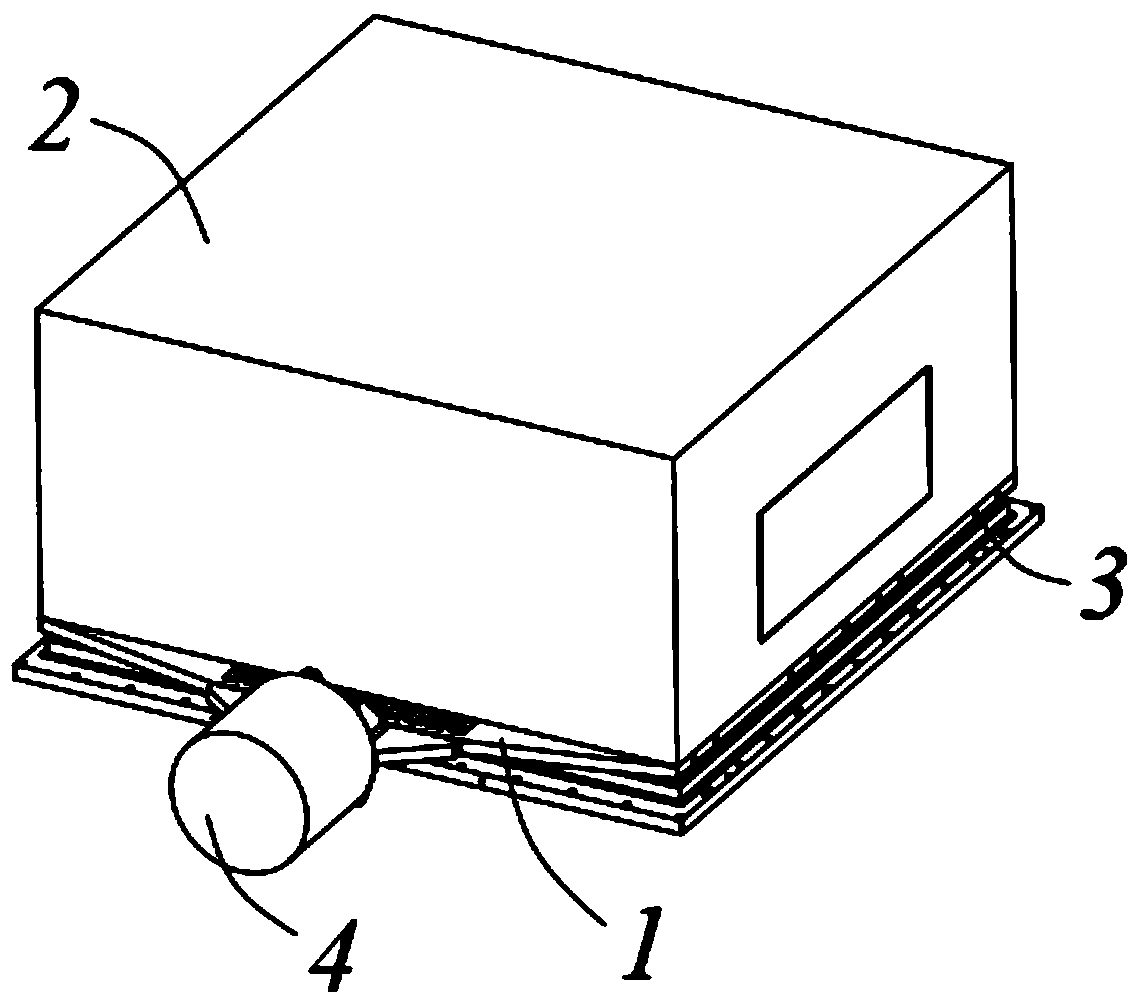 Horizontal table board capable of maintaining temperature balance