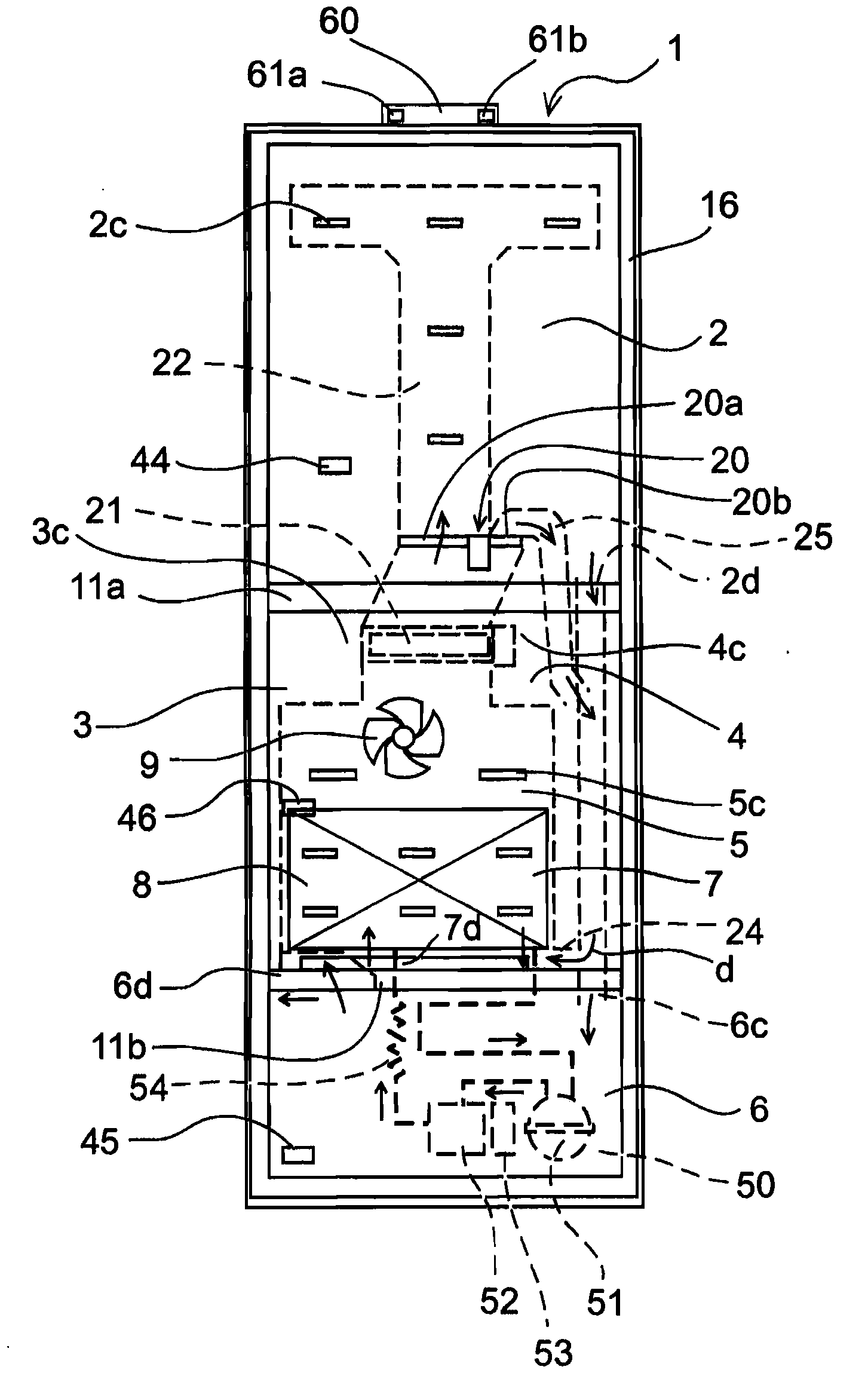 Door opener and refrigerator having same