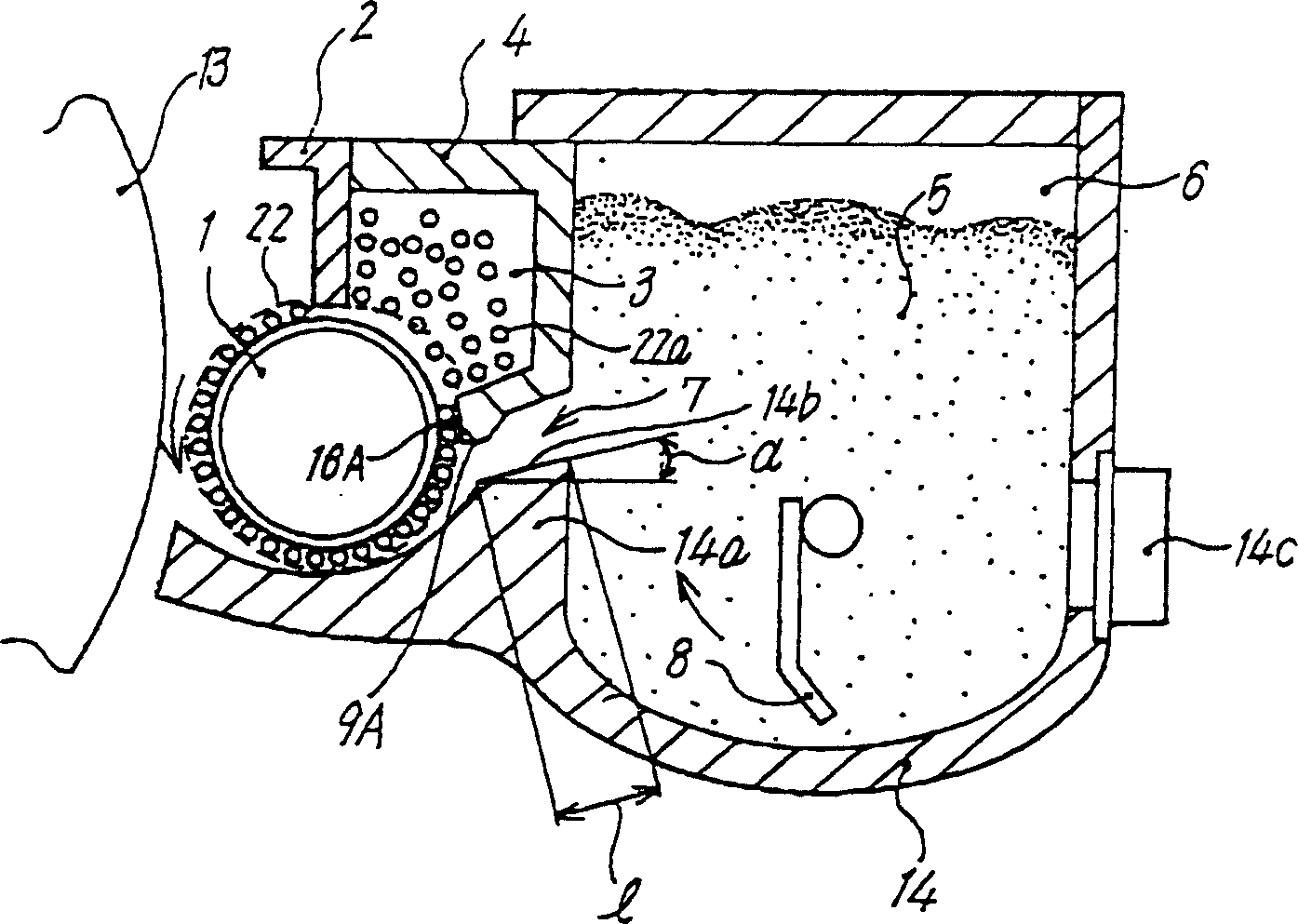 Developing device and image forming device installed with the developing device