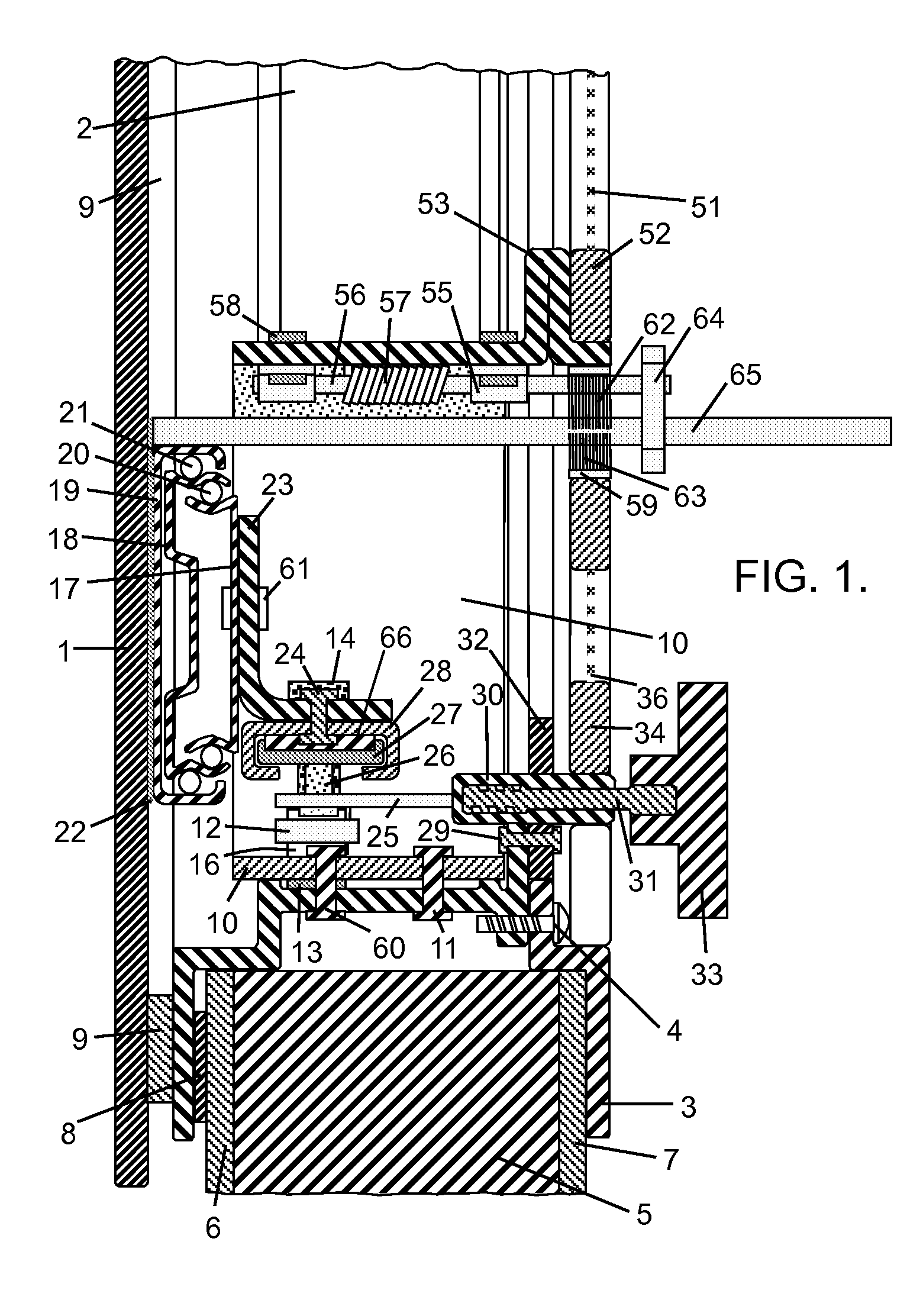 Hardware for opening a frameless window into laterally displaced parallel positions