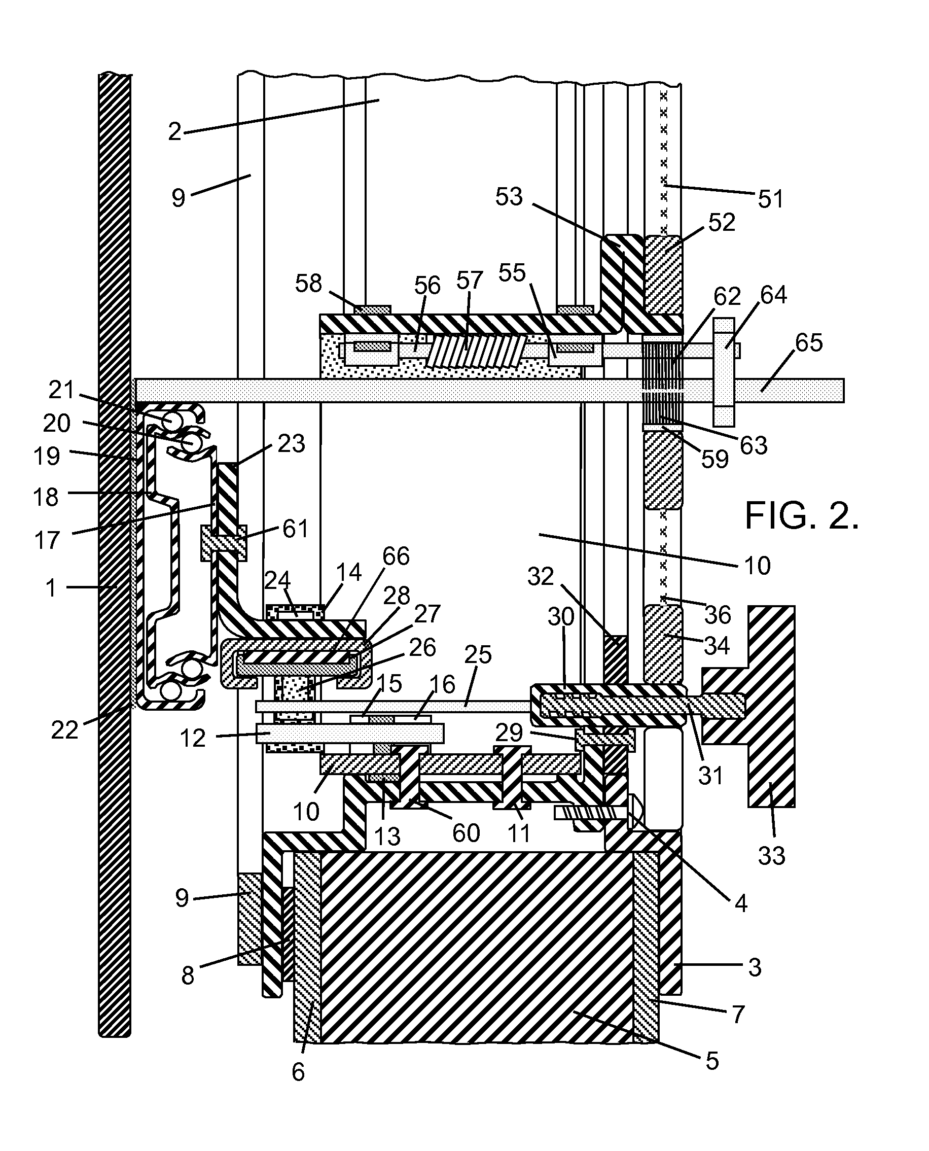 Hardware for opening a frameless window into laterally displaced parallel positions