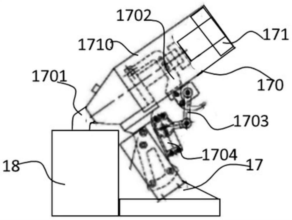 Remote throwing device suitable for overwater robot, robot and working method