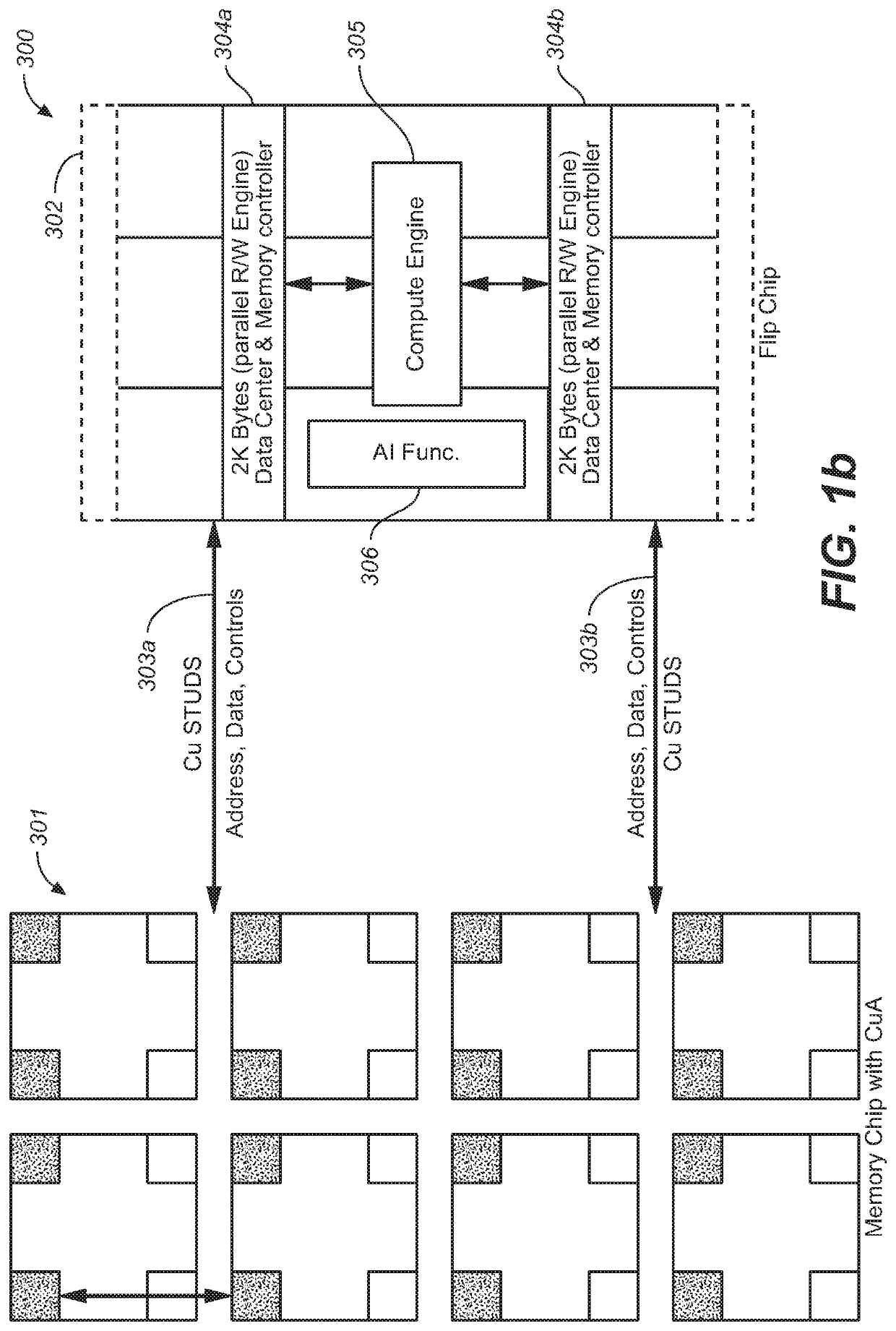 Device with embedded high-bandwidth, high-capacity memory using wafer bonding