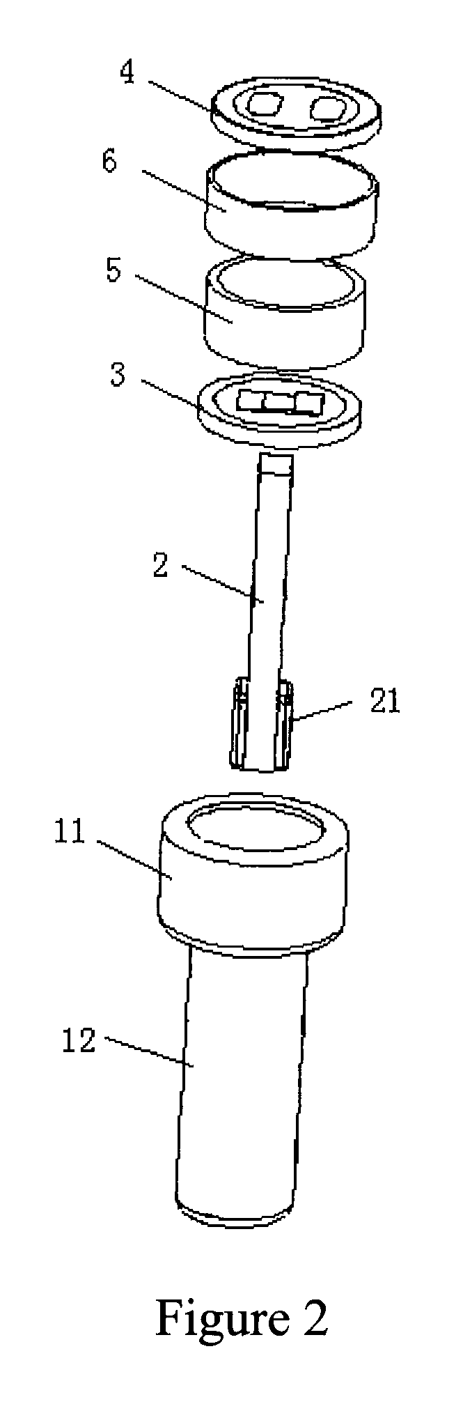 Cylindrical contact-type microphone