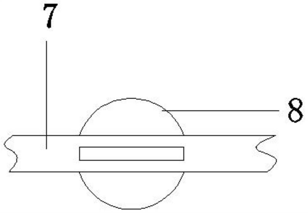 Garbage crushing device for constructional engineering