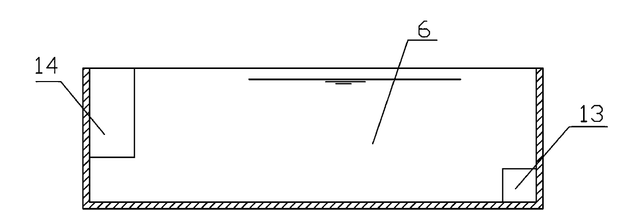 Efficient synchronized biological nitrogen and phosphorus removal combined treatment device and method