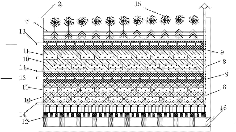 Multimedia treatment system for oligodynamically removing antibiotics from wastewater, and method thereof