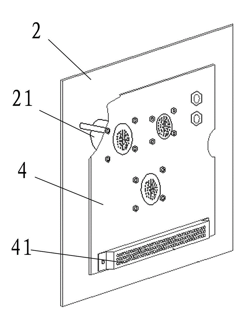 Circuit switching device and electronic box using same