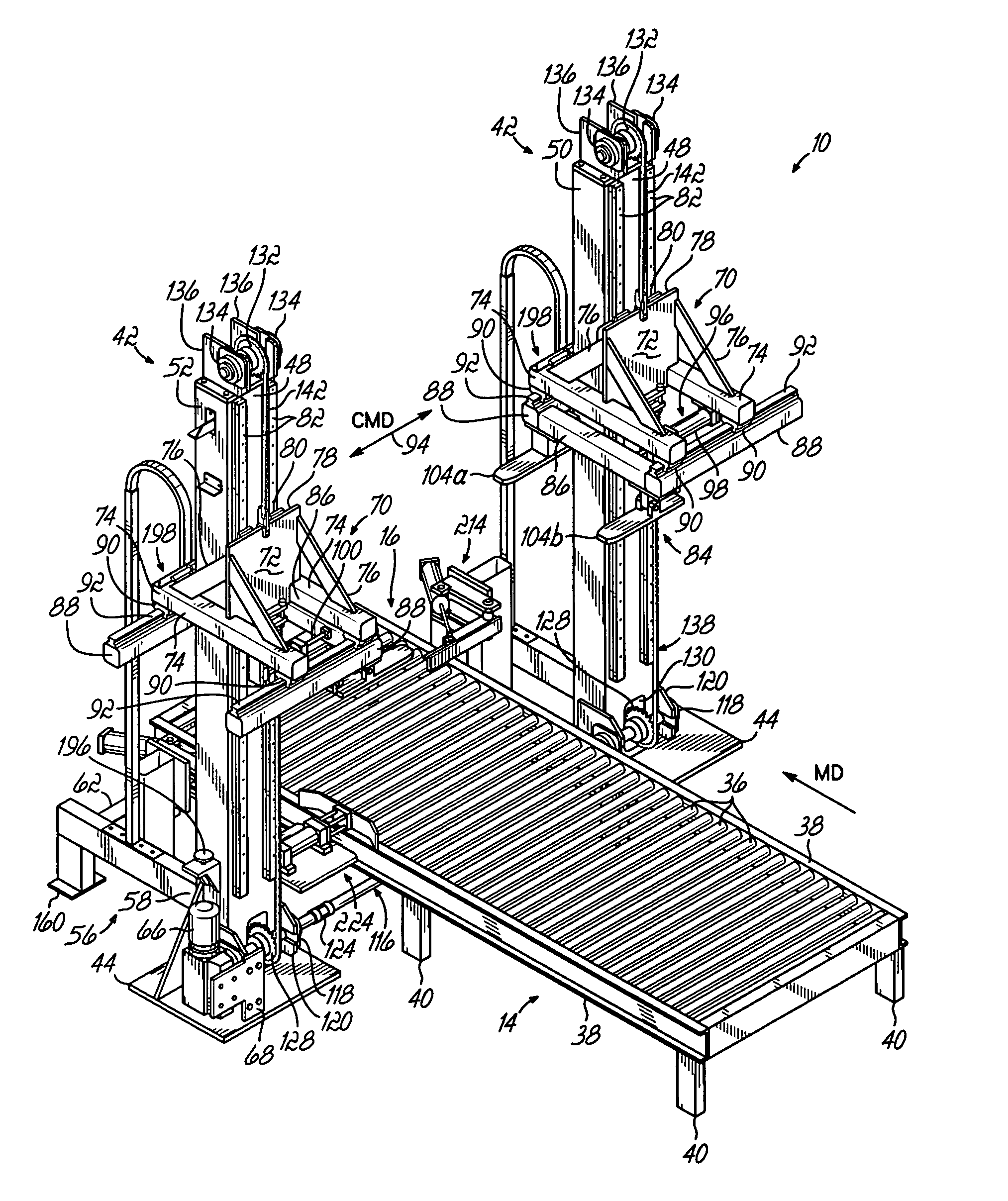 Pallet stacker system