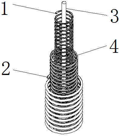 Multilayer buffer spring