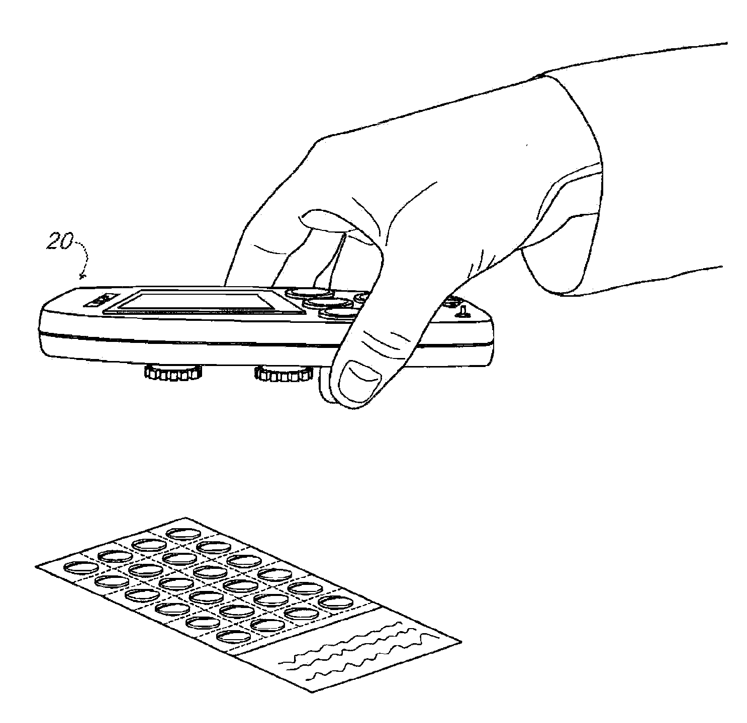 Device and method for detection of counterfeit pharmaceuticals and/or drug packaging