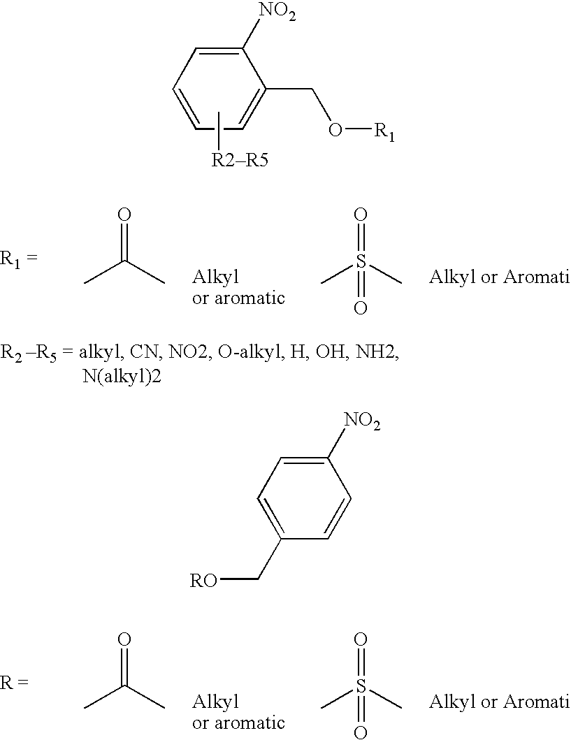 Chemical amplification for the synthesis of patterned arrays