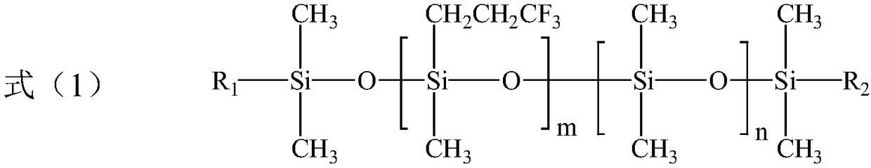 Emulsion type fluorine-containing organosilicone defoaming agent for oil and aqueous two-phase system and preparation method thereof