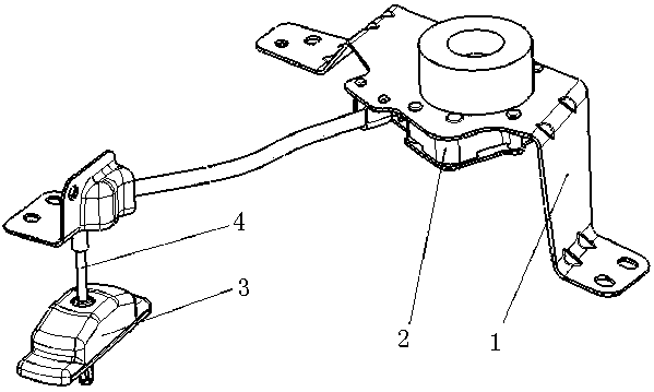 Spare tire protection and lifting fixing device