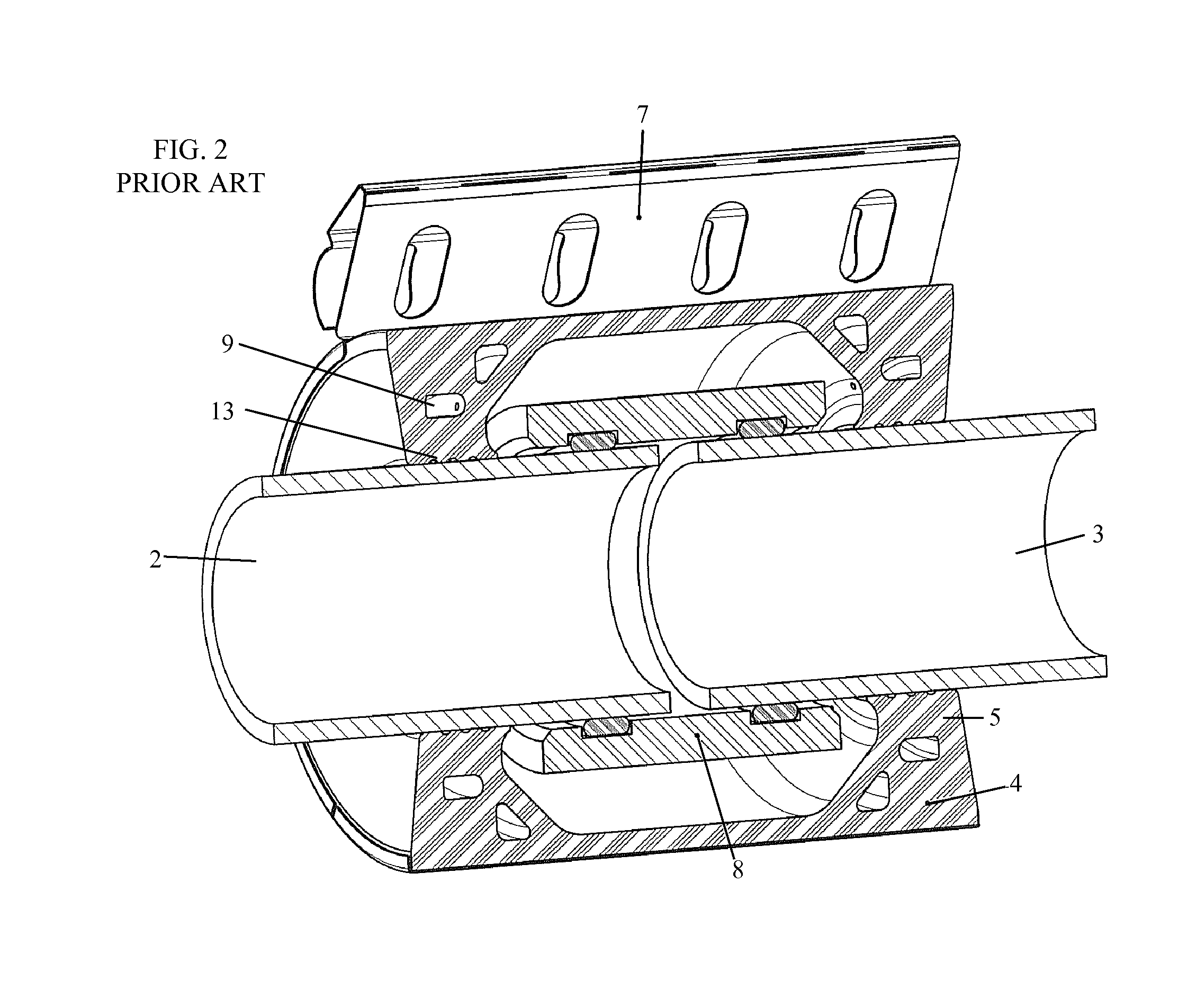 Pipe coupling capsulation assembly