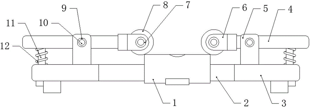 Label flattening mechanism