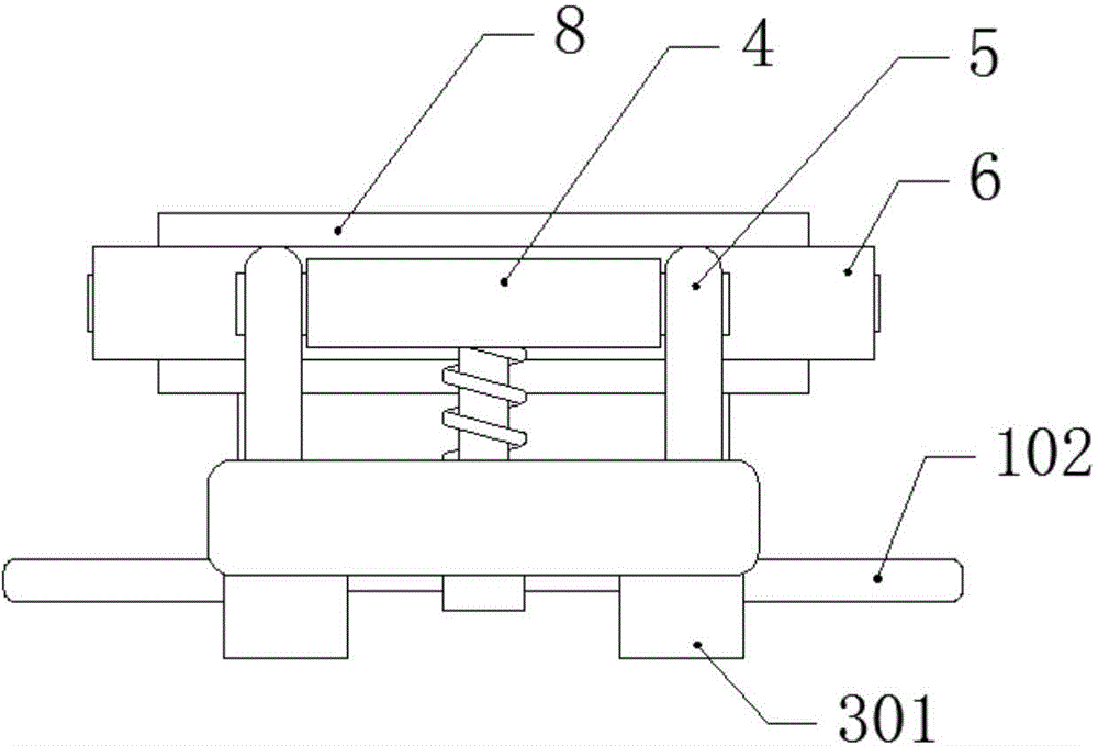 Label flattening mechanism