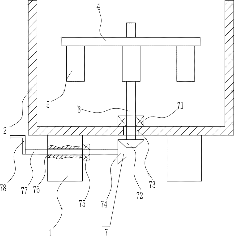 Efficient disinfection device for gynecological and obstetric operating knives