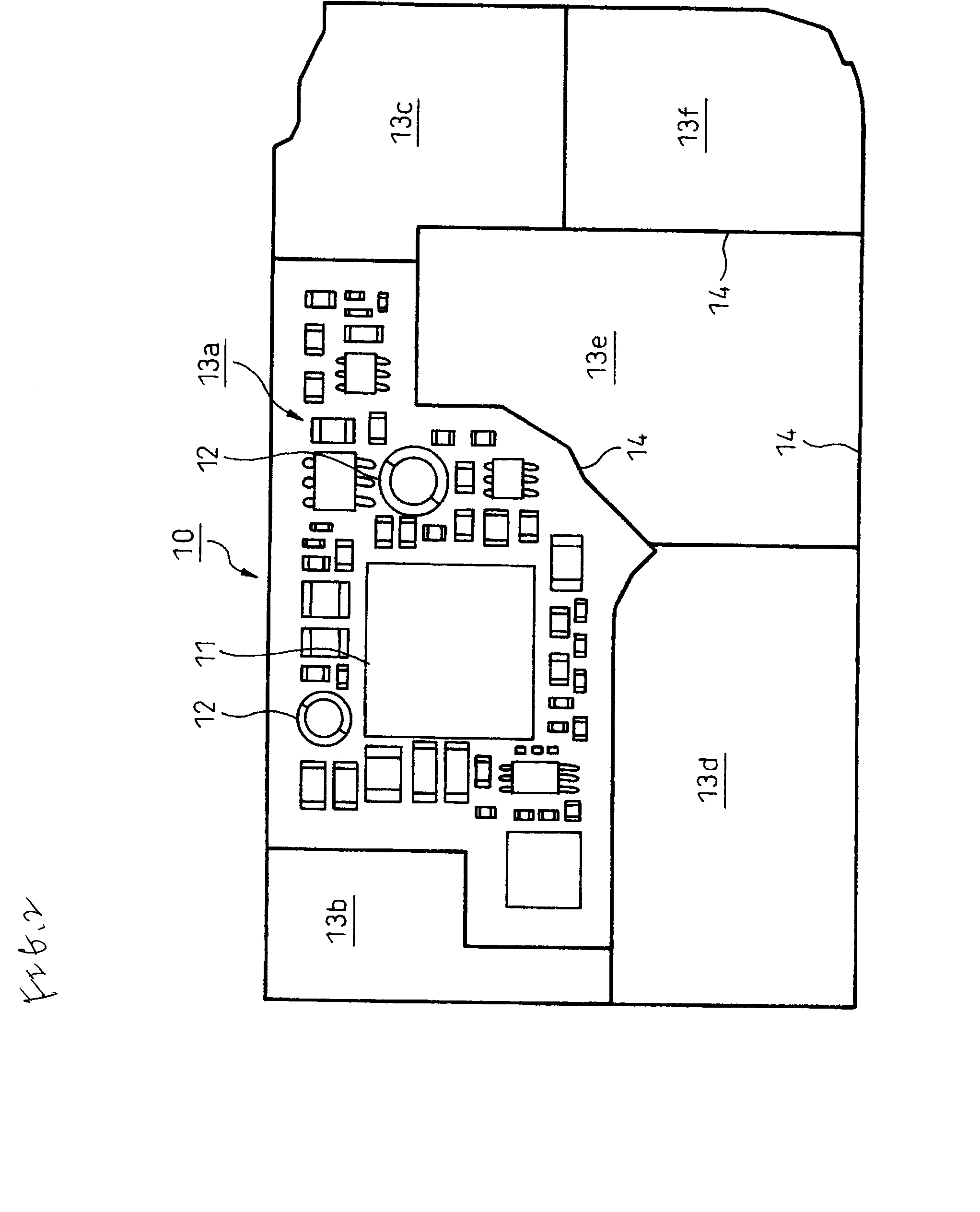 Inductor built-in wiring board having shield function