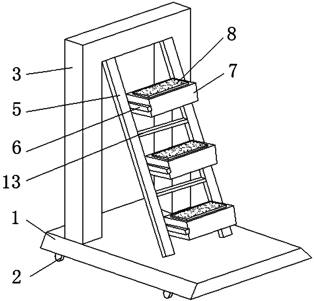 Vegetable planting frame having heat preservation function