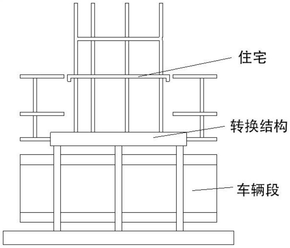 A tod upper cover shock-isolation conversion structure