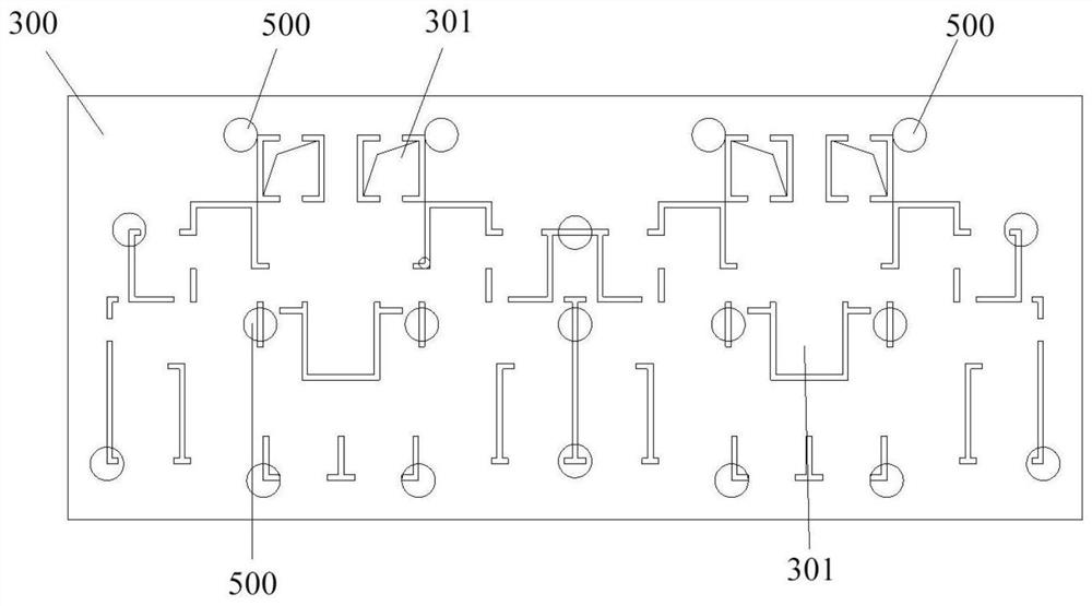 A tod upper cover shock-isolation conversion structure