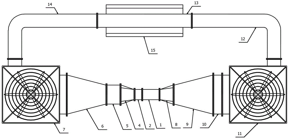 Double cold storage circulating icing and anti-icing testing apparatus