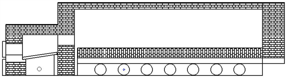 Method for achieving steel casting full-annealing treatment based on iron casting stress relief annealing furnace