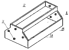 Series-wounded and over-headed multi-level green long isolation groove with irrigation system